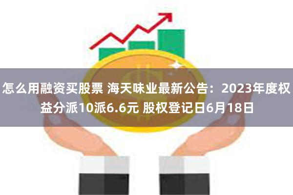 怎么用融资买股票 海天味业最新公告：2023年度权益分派10派6.6元 股权登记日6月18日