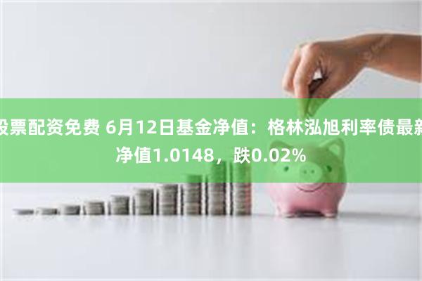 股票配资免费 6月12日基金净值：格林泓旭利率债最新净值1.0148，跌0.02%