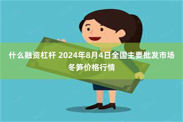 什么融资杠杆 2024年8月4日全国主要批发市场冬笋价格行情